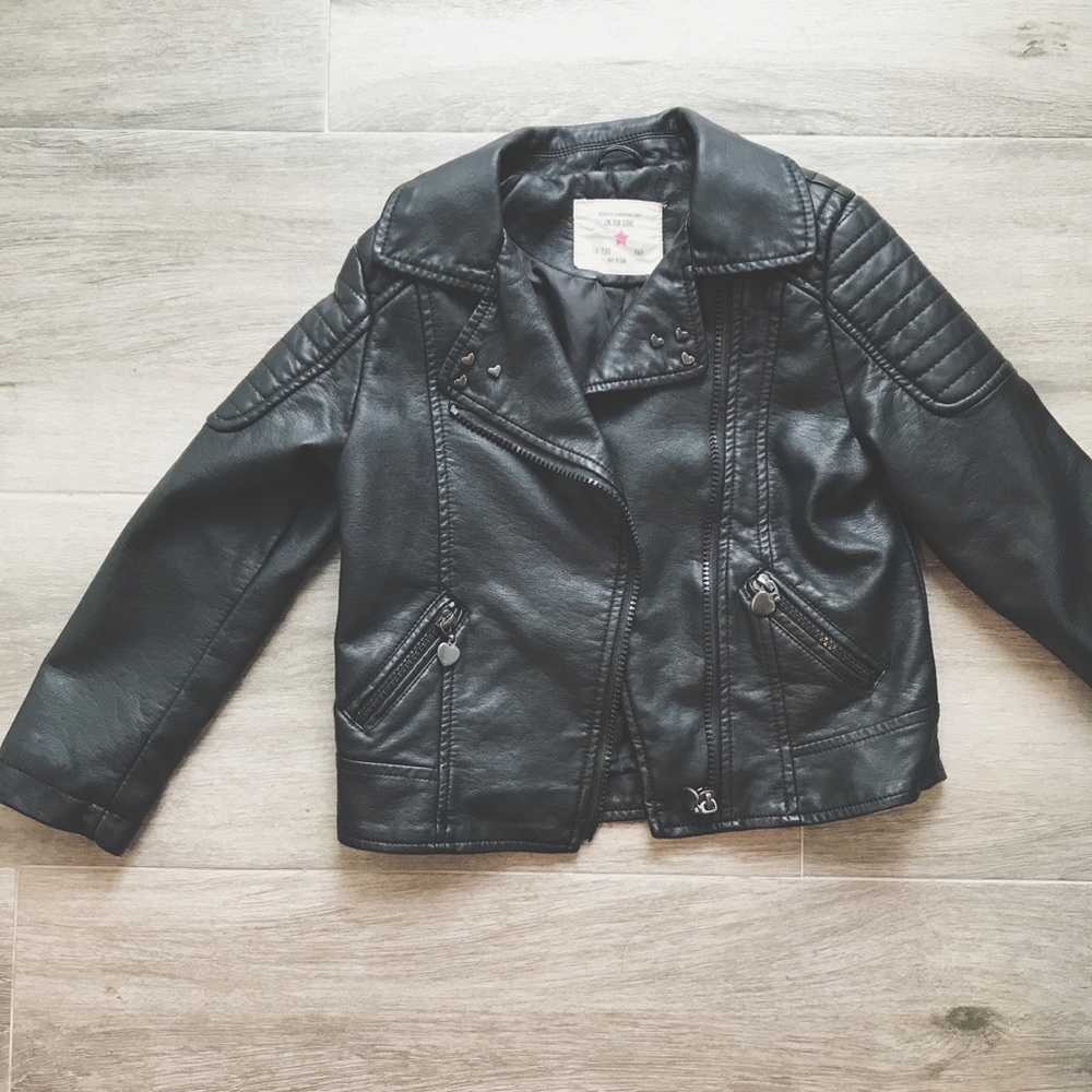 Girls leather jacket