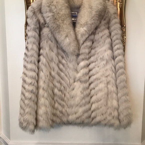 Authentic Saga Fox Coat Jacket - Picture 1 of 2