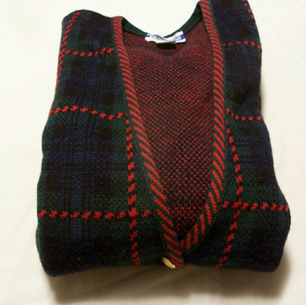 Vintage PENDLETON Cardigan Sweater Petite Large