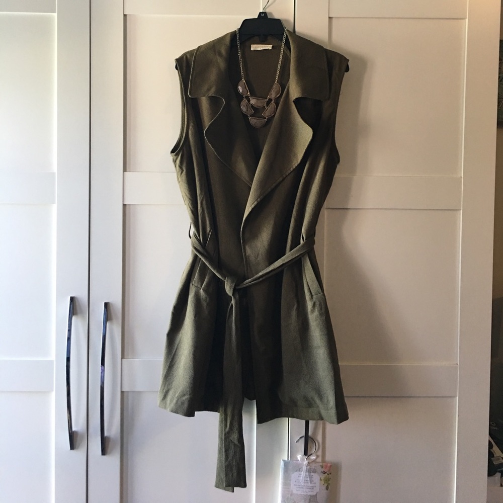 Army green vest