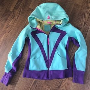 Ivivva Zipup “Scuba” Hooded Sweatshirt Size 14