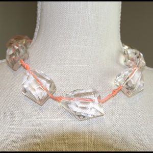 Lucite Fashion Necklace