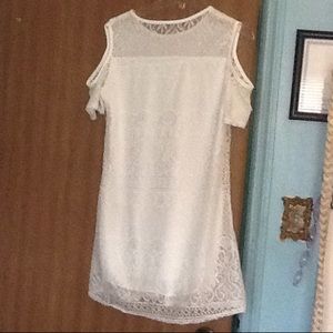 White Exposed Shoulders Top NWOT