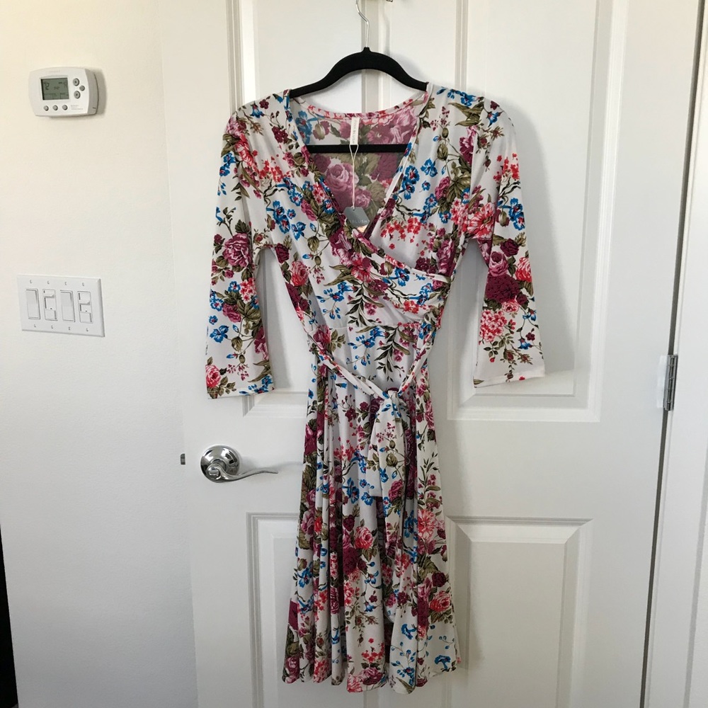 Maternity Faux Wrap Dress