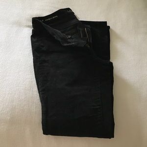 Loft Modern Skinny Black corduroy pants