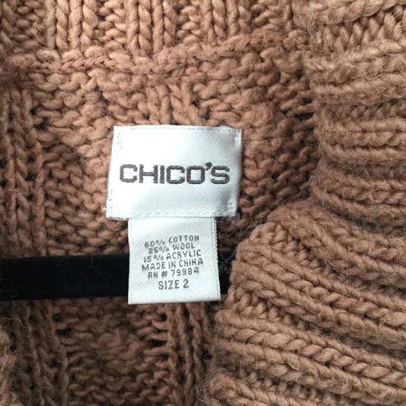 Chico’s Long sleeveless sweater. Size 2 or 14 - Picture 4 of 8
