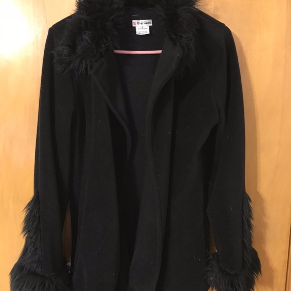 Woman's Fall Jacket with Matching Scarf - Picture 2 of 3