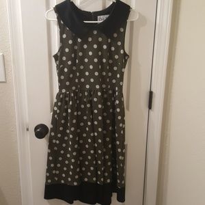Polka dot modcloth flare dress