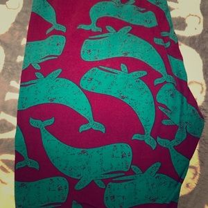 Lularoe T/C Whale Leggings