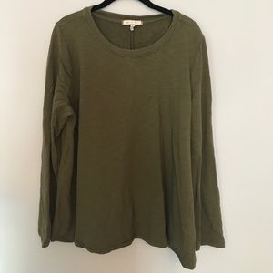 Anthropologie boxy lightweight sweatshirt