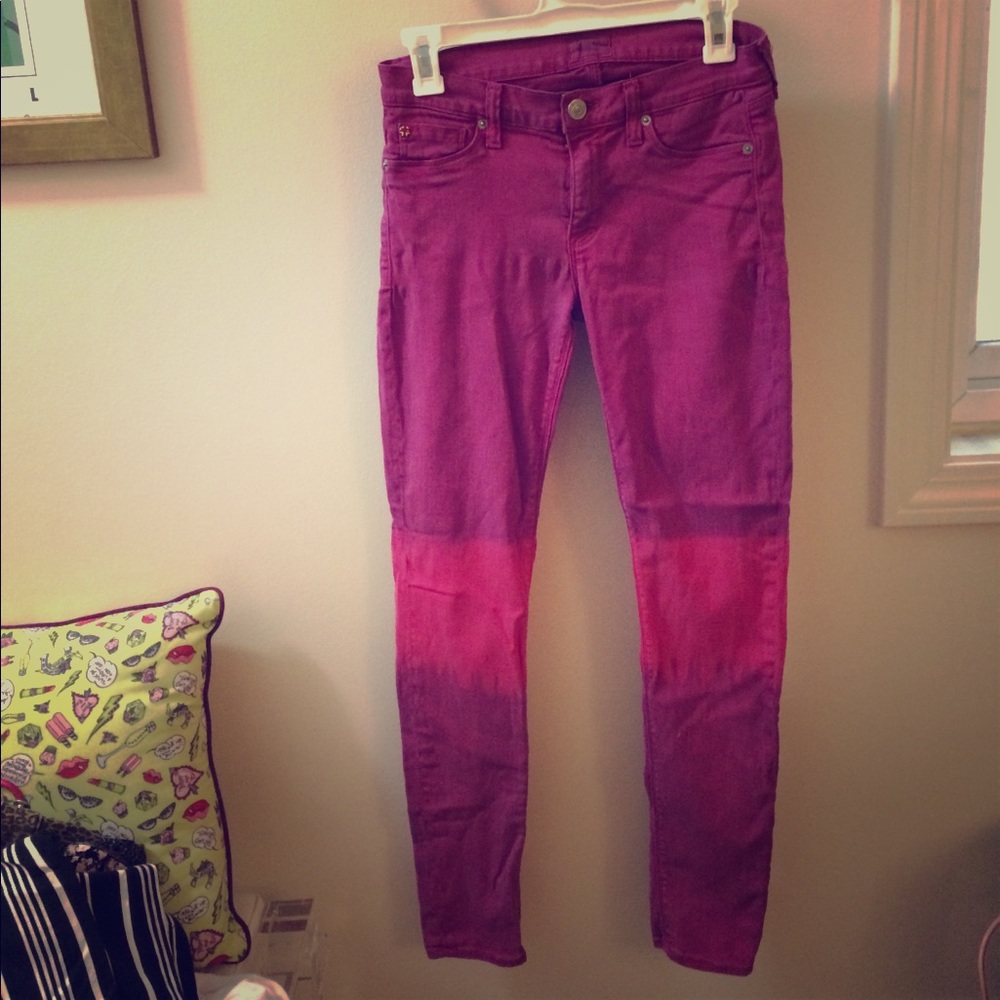 HUDSON TIE DYE STRETCH SKINNY LEG sz28
