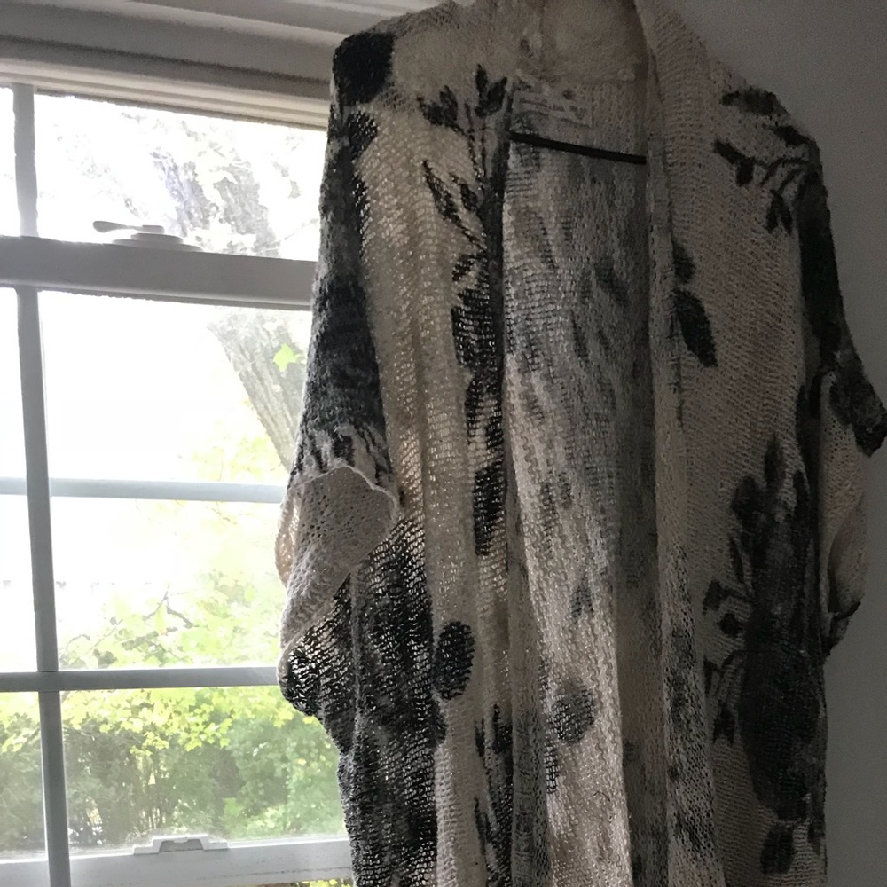 Abercrombie and Fitch Long Print Sweater