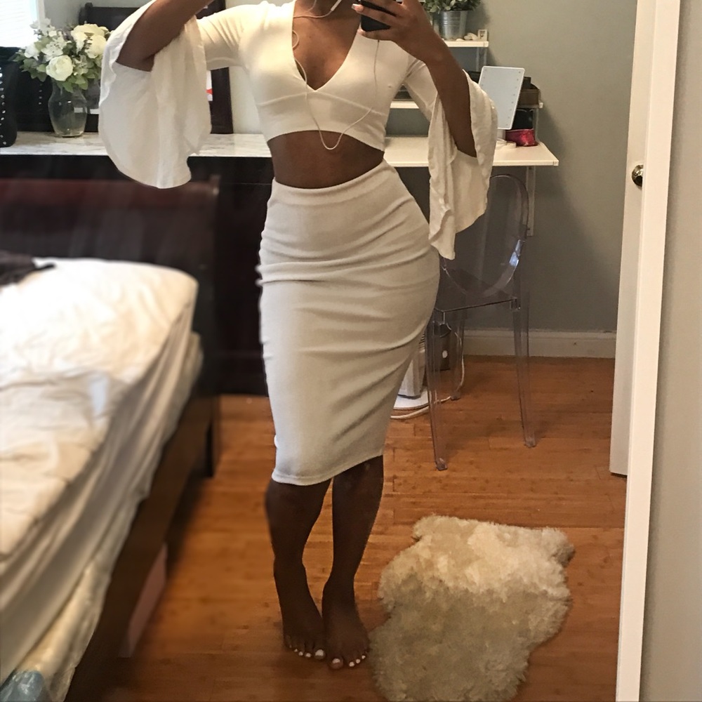 BASIC JERSEY STRETCH BODY-CON SKIRT