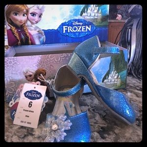 Frozen sparkle dress up shoes