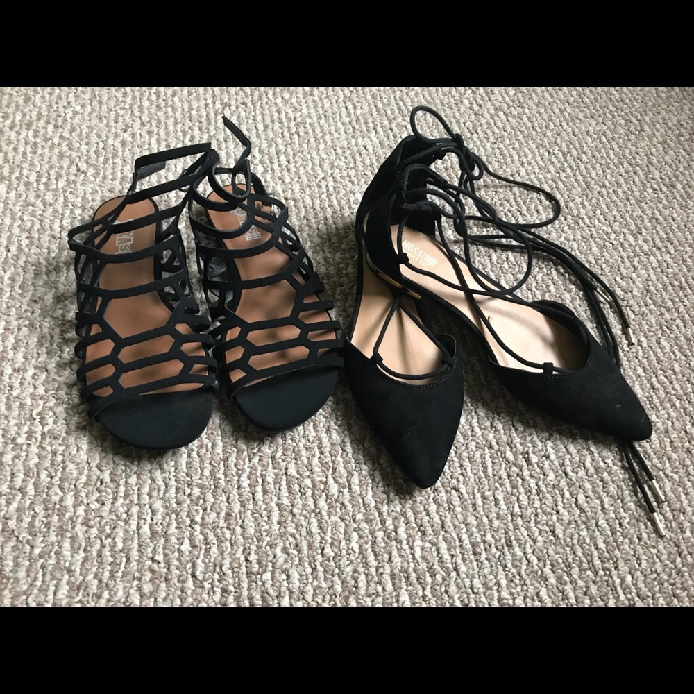 Strapped Black Shoe BUNDLE