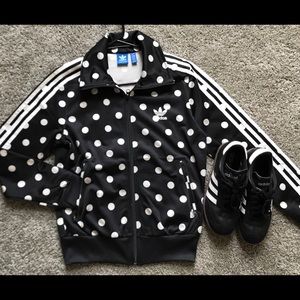 Adidas polka dot jacket 😍👌🏼🙏🏻