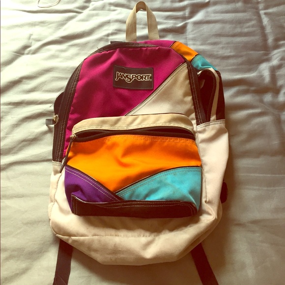 jansport multicolor backpack