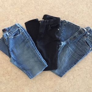 3 pair girls skinny jeans Bundle