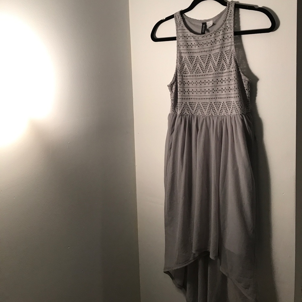 H&m high low dress