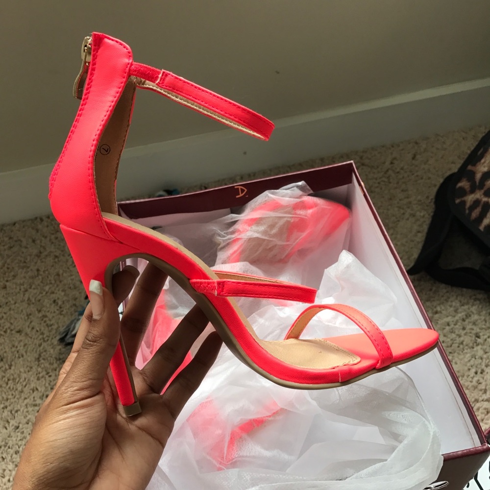 Pink Strappy Heel