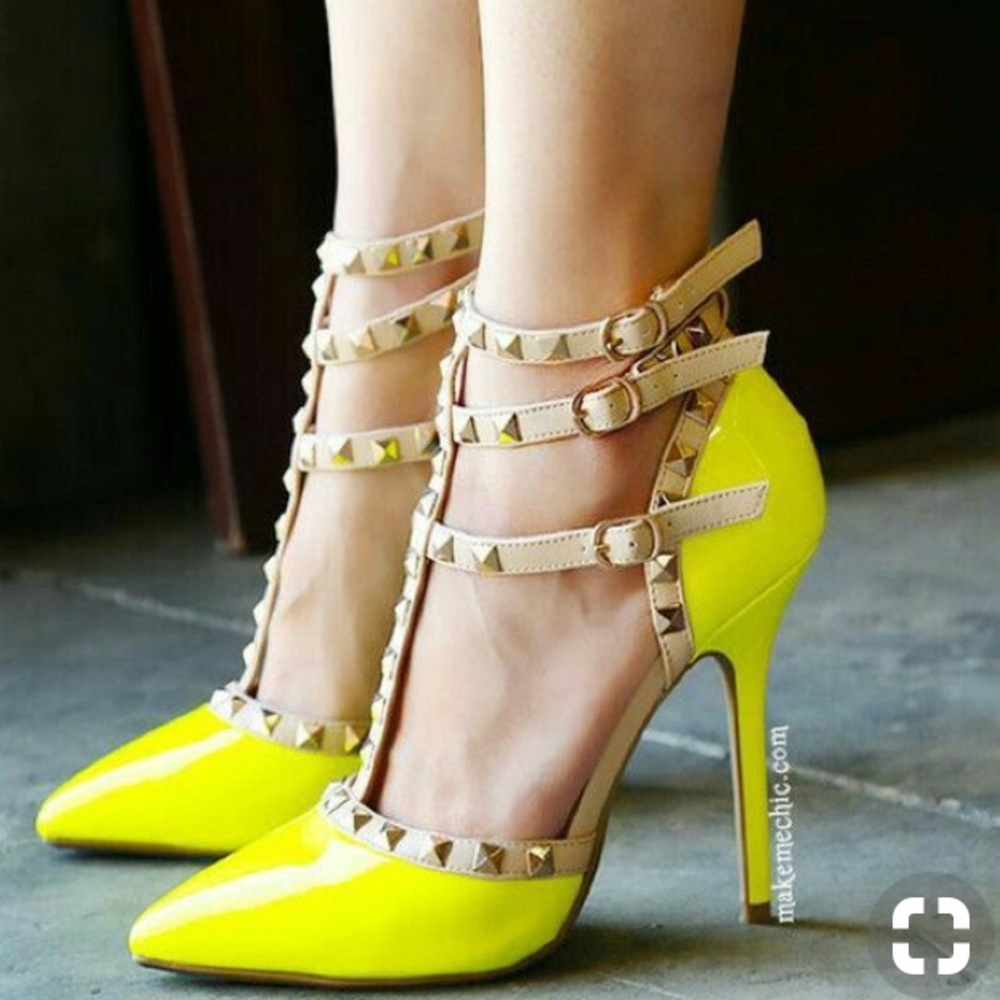 Studded heels