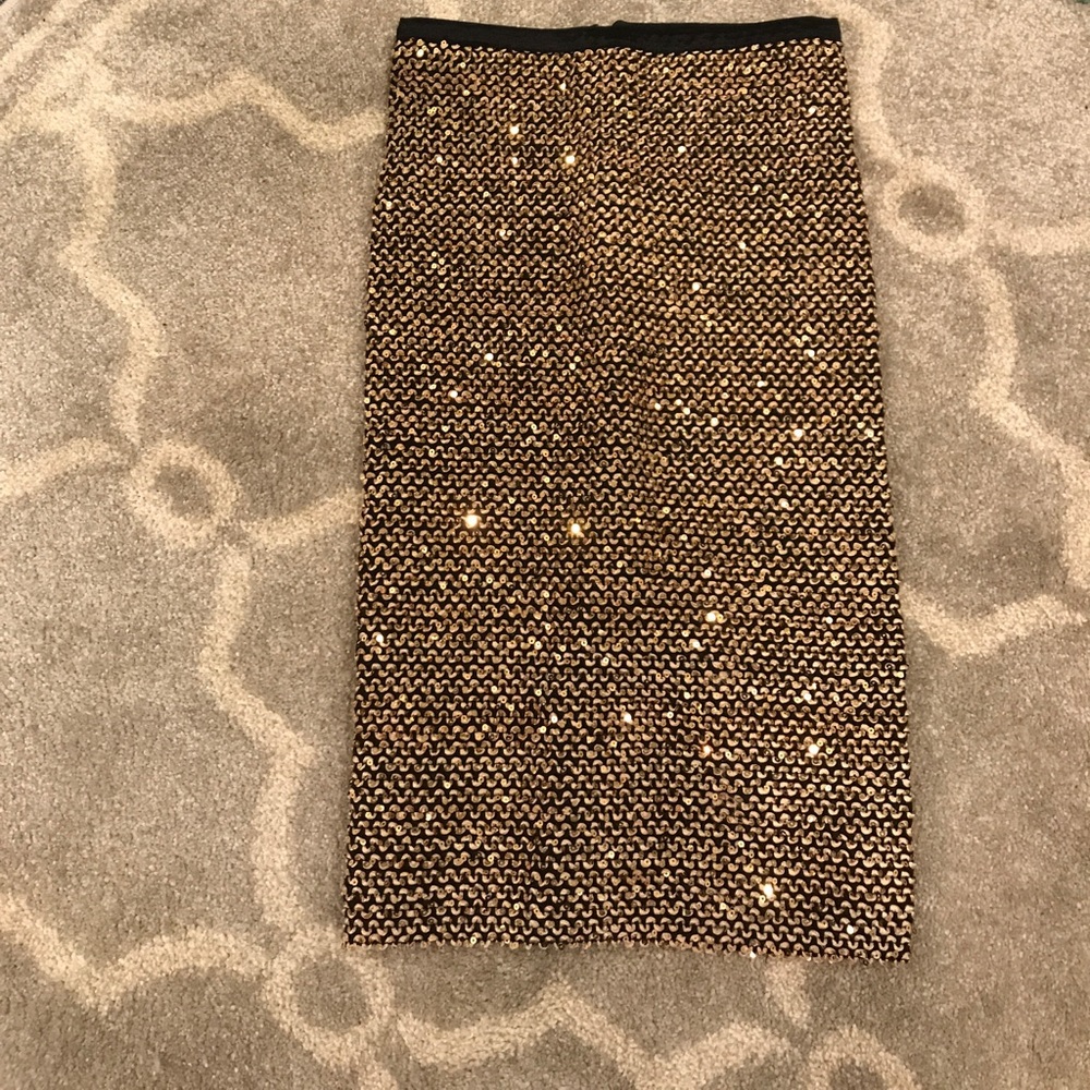 Sparkly New Year's Eve skirt
