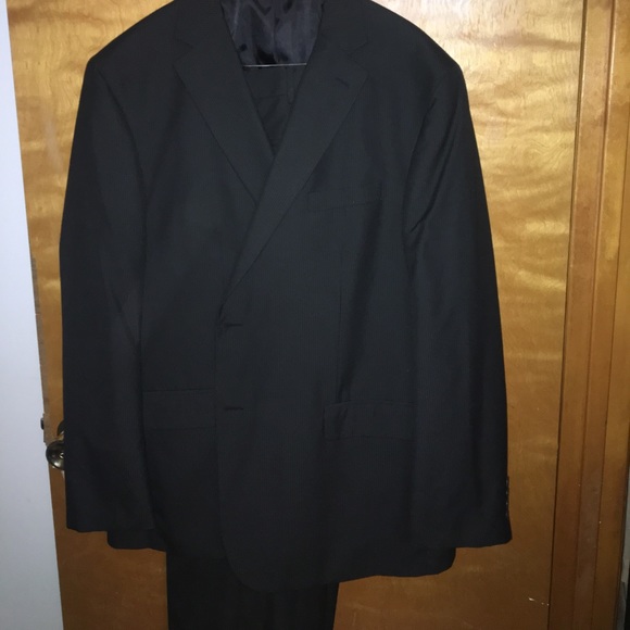 Geoffrey Beene Other - Men's suit Geoffrey Beene charcoal pinstripe