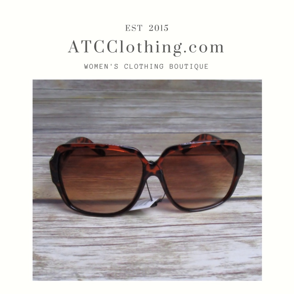 Cheetah Printed Square Framed Sunglasses