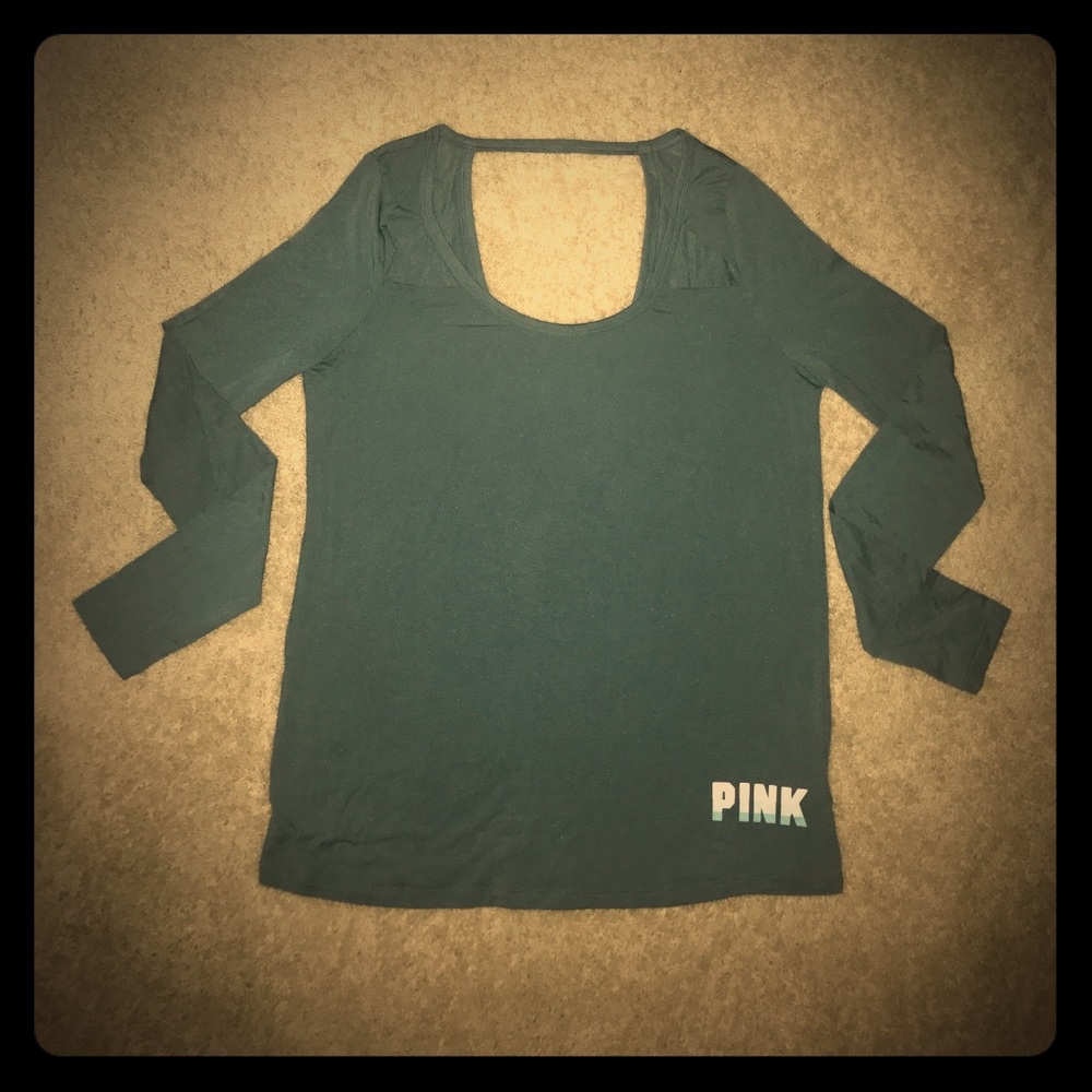 PINK by VS - Supersoft Long Sleeve Cutout Tee