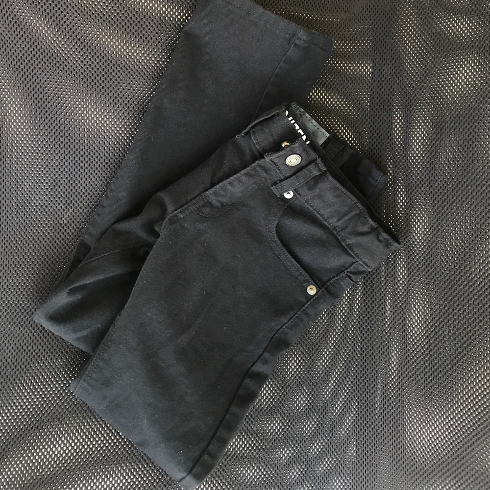 Black Levi jean pants boys Size::7 regular