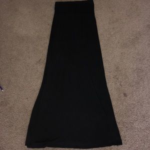 Long black skirt