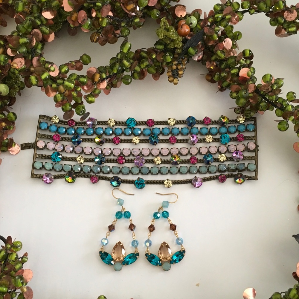 Swarovski crystal earrings