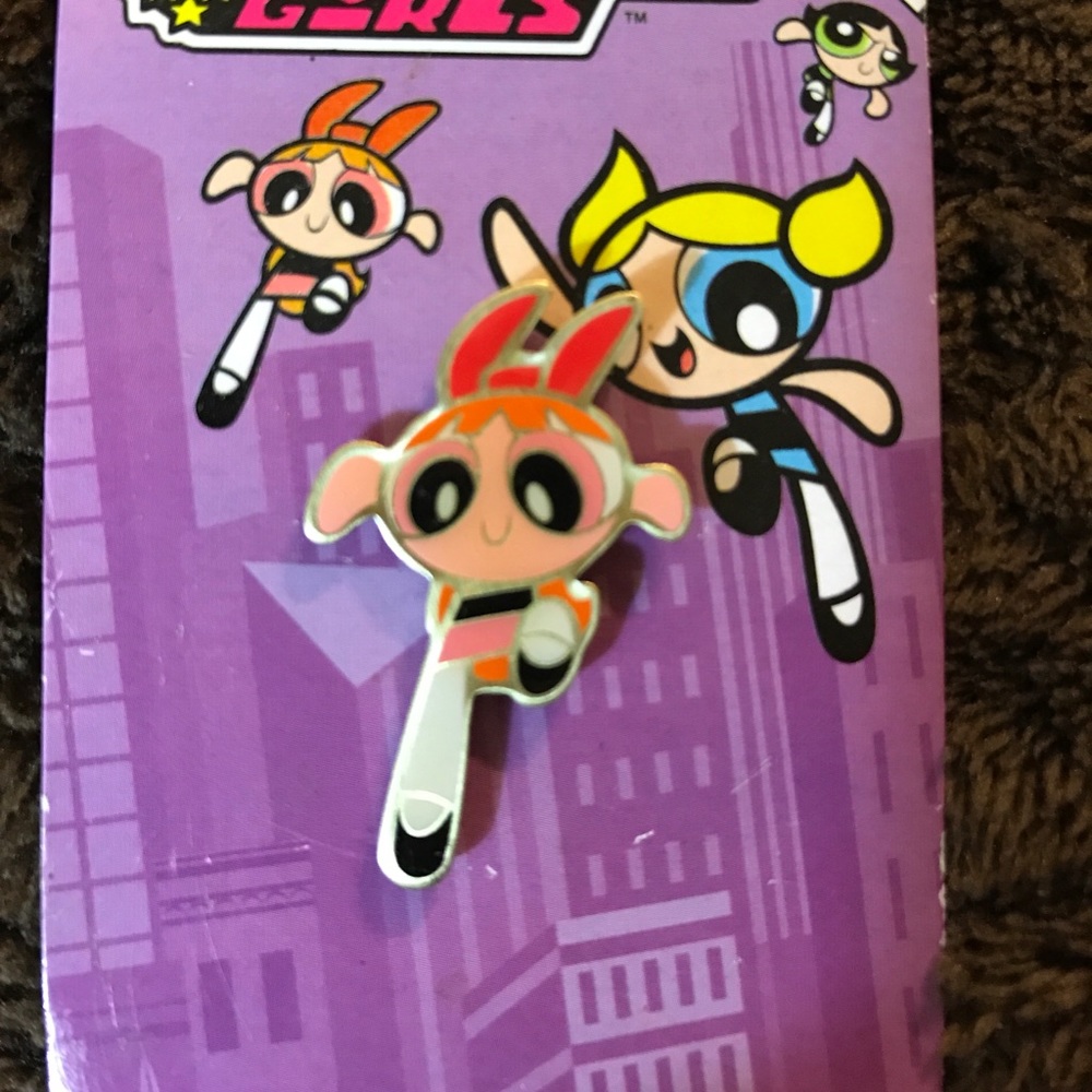 Red Power Puff girl pin
