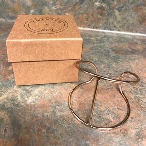 NEW Emerald + Duv Joshua Tree Cage Bracelet- Gold