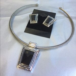 Lady Remington Lia Sophia Necklace Earring Set