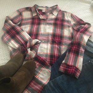 🌟Old Navy Plaid Button Down Shirt, XL