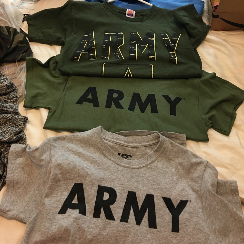 Army t shirts