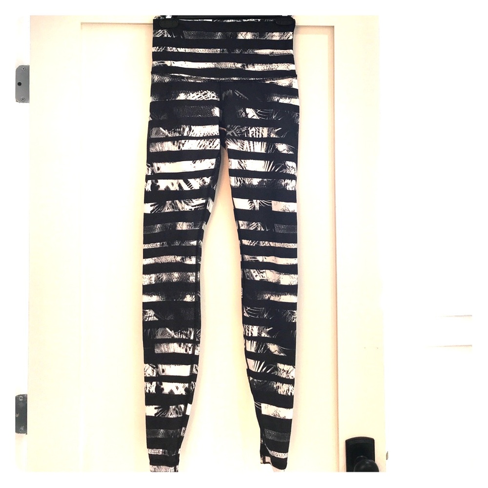 Lululemon Wonder Under Full Length Striped Pants