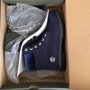 Timberland Shoes - 6” Waterproof Premium Boots Blue Timberland Shoes - 6” Waterproof Premium Boots Blue