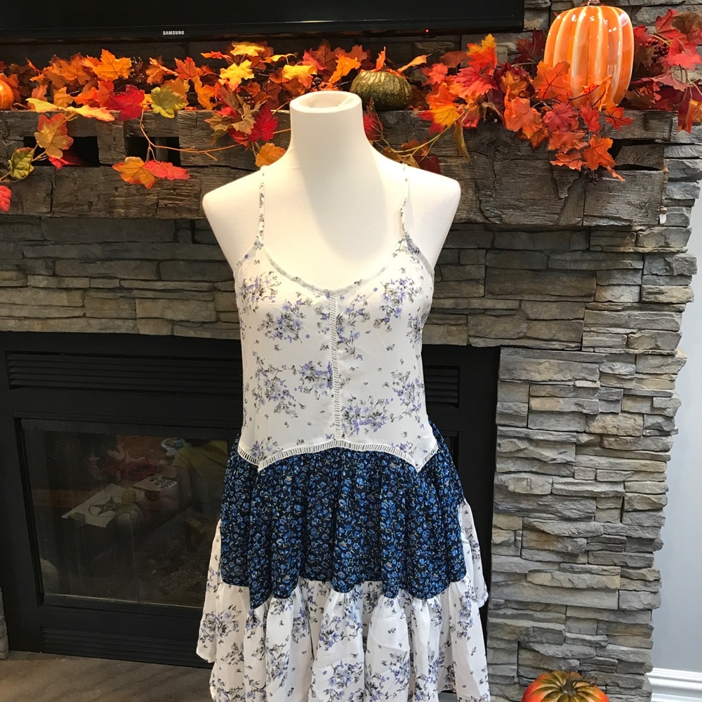 Floral color block Tunic - Picture 2 of 6