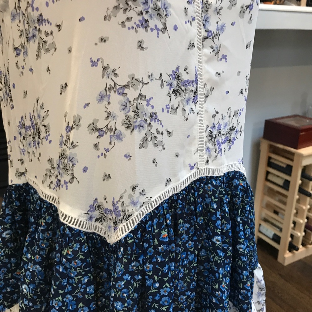 Floral color block Tunic - Picture 3 of 6