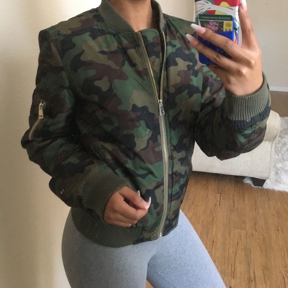 Camo Bomber