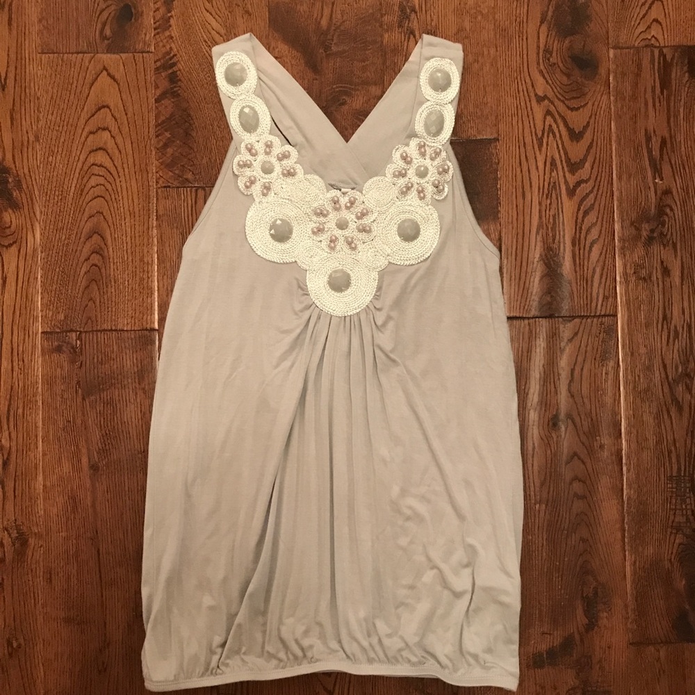 Studio Y Embellished Tank