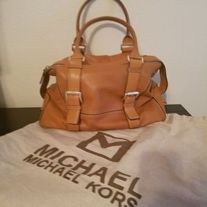Michael Kors brown leather purse