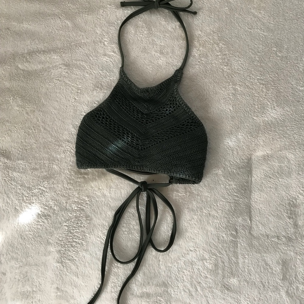 Crochet bikini top
