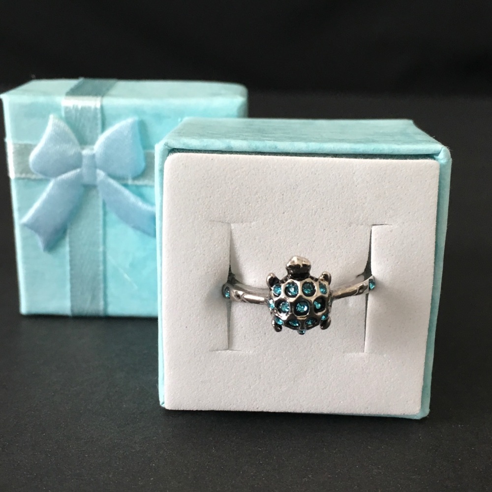 🐢cute little turtle ring