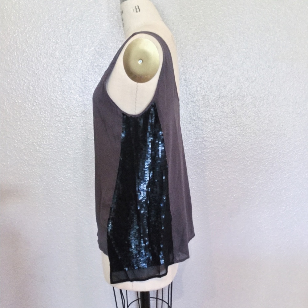 All saints Sequin Inset Tank