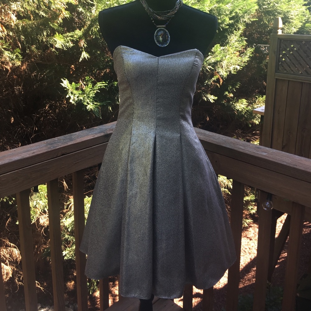 Party dress - Adrianna Papell, Metallic Gold