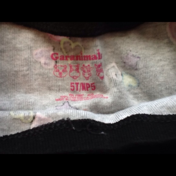 Little Girls long sleeve black decorative shirt. - Picture 2 of 2