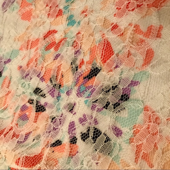 Maurices Floral Tank with Lace Overlay - Picture 3 of 7